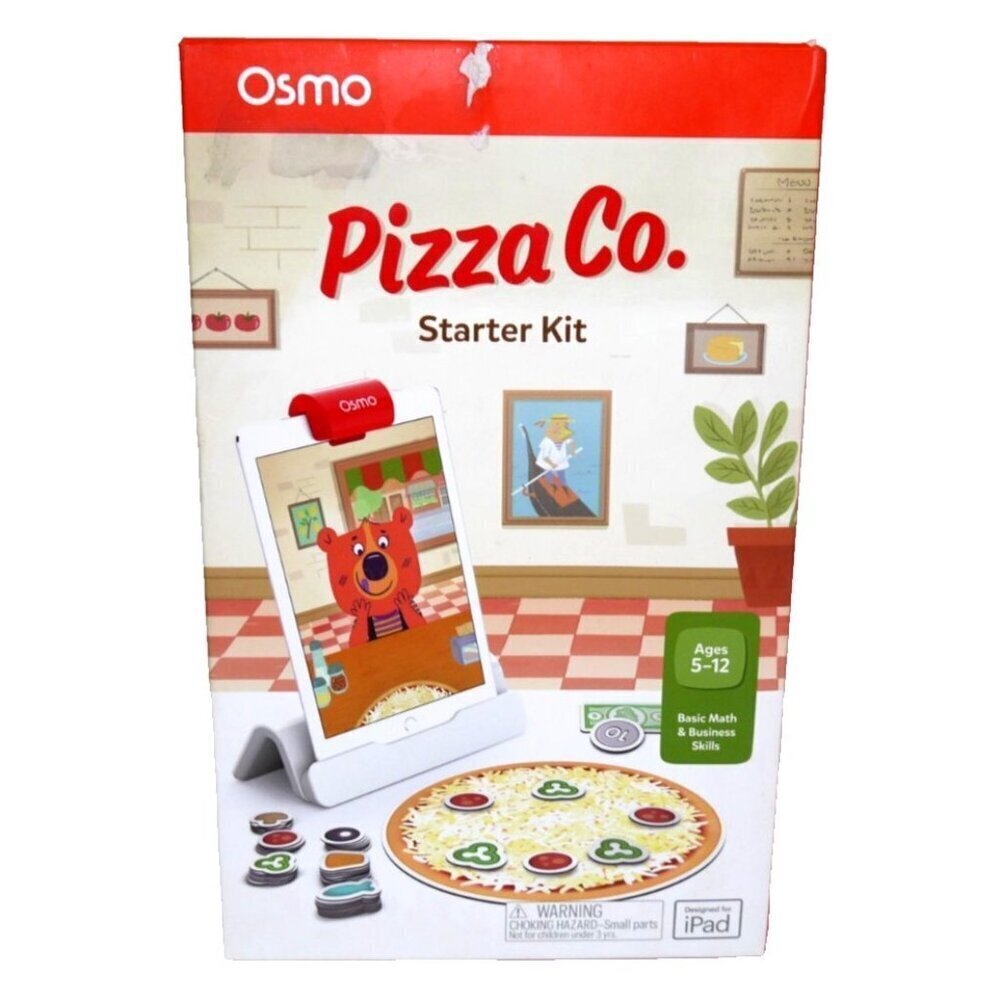 OSMO Pizza Co. Starter Kit learning game for kids 5-12 works on IPAD only, NEW